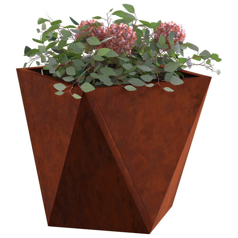 Afbeelding laden in galerijviewer, Vidaxl plantenbak 2 pcs roestig 30 x 30 x 30 cm cortenstaal
