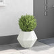 Vidaxl plantenbak wit 50 x 50 x 40 cm staal