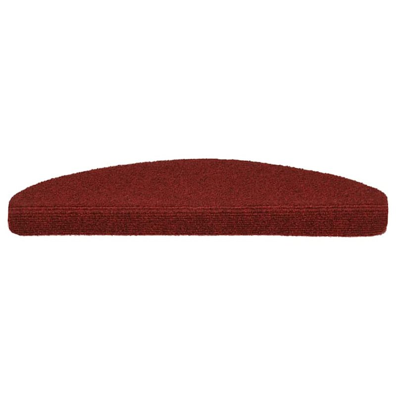 Afbeelding laden in galerijviewer, Vidaxl trapmatten zelfklevend 20 stuks 65x21x4 cm bordeaux rood
