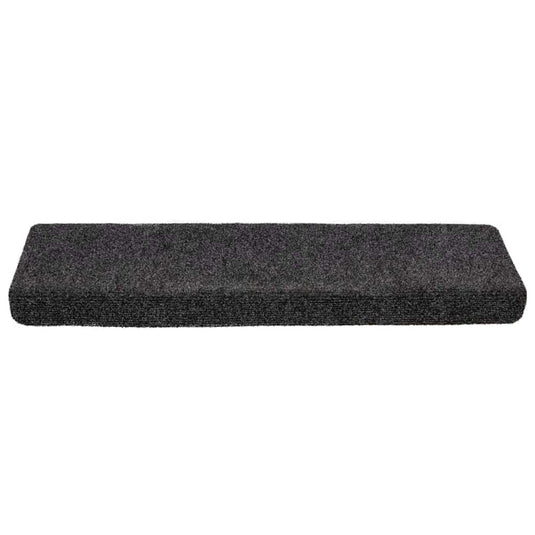 Vidaxl trapmatten zelfklevend 20 stuks 65x21x4 cm grijs rechthoekige rand