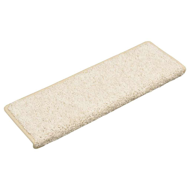 Afbeelding laden in galerijviewer, Vidaxl trapmatten 30 st 65x21x4 cm wit rechthoekige rand

