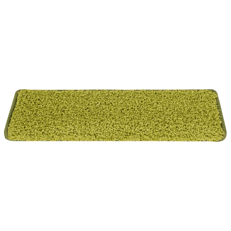 Afbeelding laden in galerijviewer, Vidaxl trapmatten 30 st 65x21x4 cm groen rechthoekige rand
