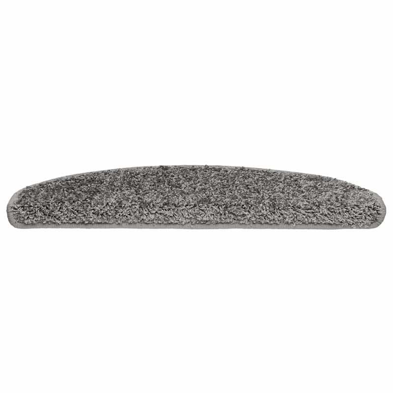 Afbeelding laden in galerijviewer, Vidaxl trapmatten 20 st 65x21x4 cm grijs halfrond groot
