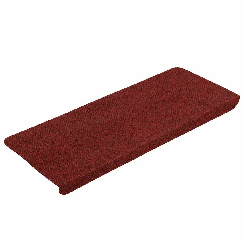 Afbeelding laden in galerijviewer, Vidaxl trapmatten zelfklevend 30 st 65x22,5x3,5 cm rood
