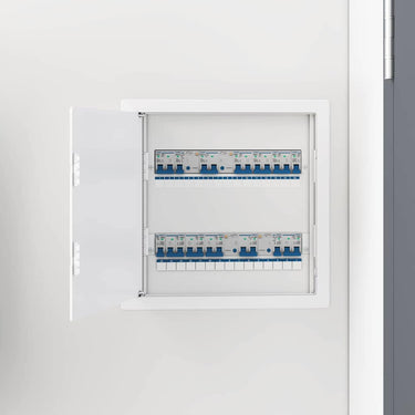 Vidaxl toegangs-panelen wit 30 x 30 cm abs kunststof