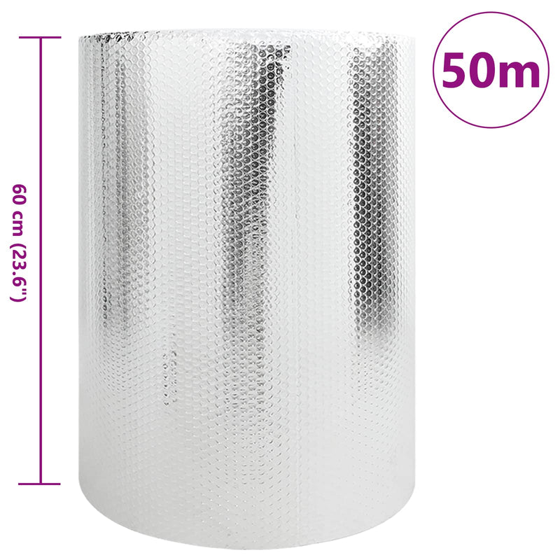 Afbeelding laden in galerijviewer, Vidaxl radiatorfolie zilver 50 x 0,6 m polyetheen
