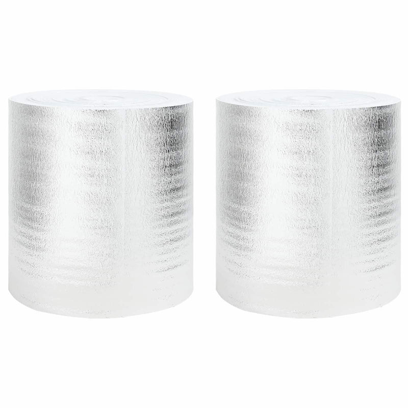 Afbeelding laden in galerijviewer, Vidaxl radiatorfolie 2 st zilver 25 x 0,5 m polyetheen

