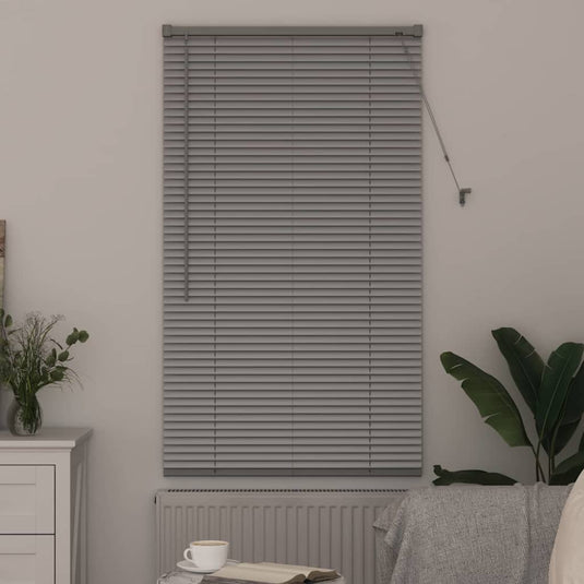 Vidaxl venetiaanse jaloezieën zilver 130 x 70 cm aluminium