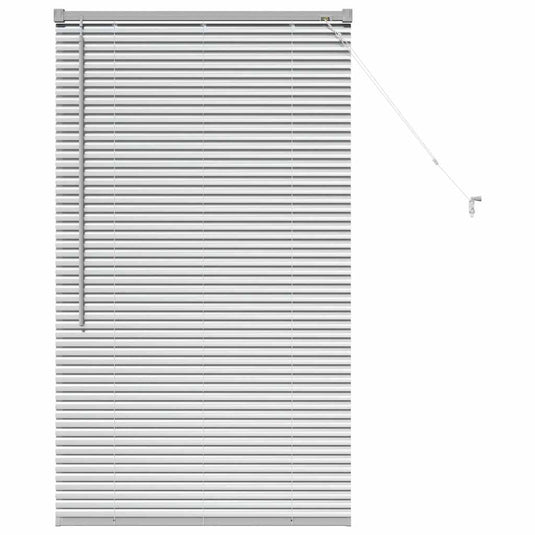 Vidaxl venetiaanse jaloezieën zilver 130 x 75 cm aluminium