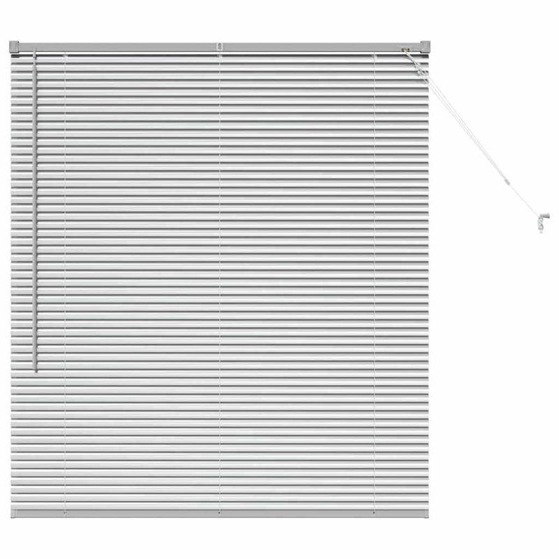 Afbeelding laden in galerijviewer, Vidaxl venetiaanse jaloezieën zilver 130 x 120 cm aluminium
