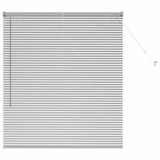 Vidaxl venetiaanse jaloezieën zilver 130 x 120 cm aluminium
