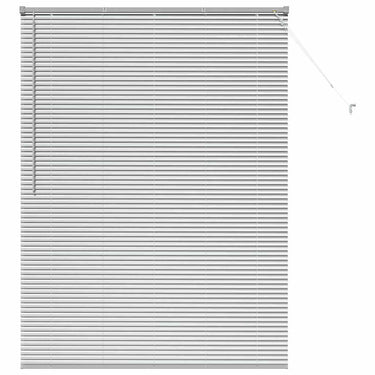 Vidaxl venetiaanse jaloezieën zilver 175 x 135 cm aluminium