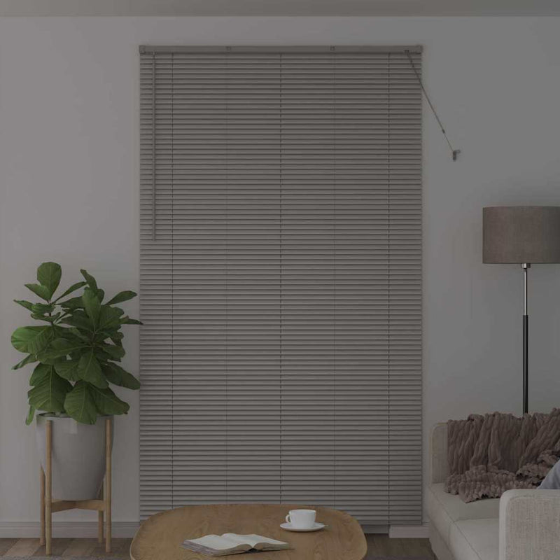 Afbeelding laden in galerijviewer, Vidaxl venetiaanse jaloezieën zilver 220 x 125 cm aluminium
