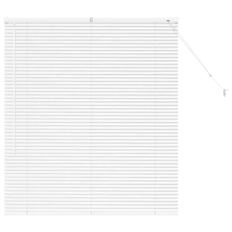 Afbeelding laden in galerijviewer, Vidaxl venetiaanse jaloezie wit 130 x 110 cm 25 mm aluminium
