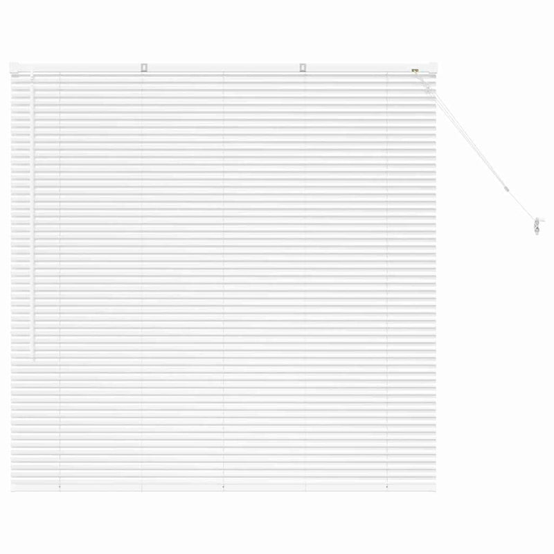 Afbeelding laden in galerijviewer, Vidaxl venetiaanse jaloezie wit 130 x 135 cm 25 mm aluminium
