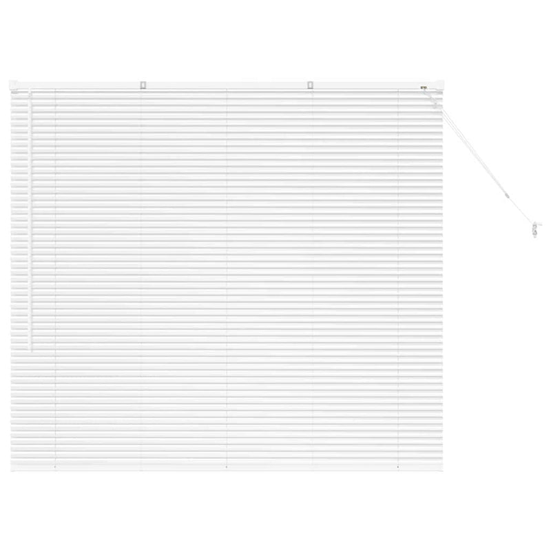 Afbeelding laden in galerijviewer, Vidaxl venetiaanse jaloezie wit 130 x 145 cm 25 mm aluminium
