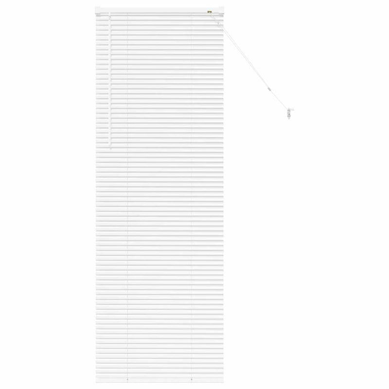 Afbeelding laden in galerijviewer, Vidaxl venetiaanse jaloezie wit 175 x 65 cm 25 mm aluminium
