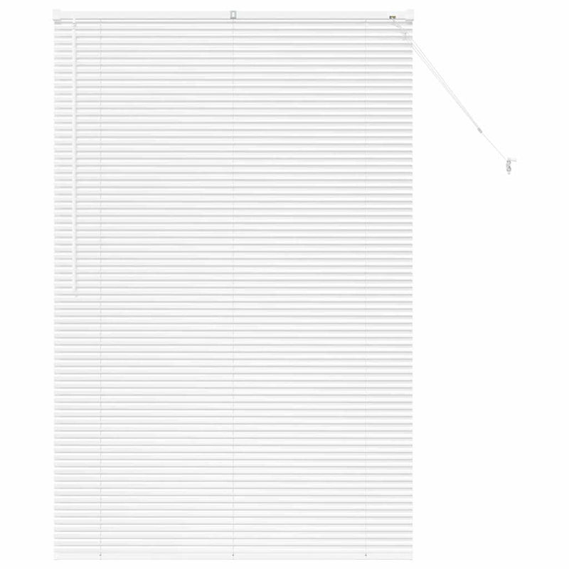 Afbeelding laden in galerijviewer, Vidaxl venetiaanse jaloezie wit 175 x 120 cm 25 mm aluminium
