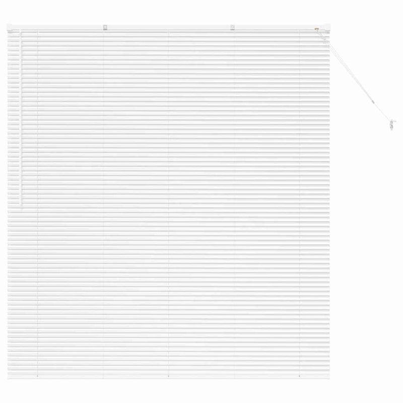 Afbeelding laden in galerijviewer, Vidaxl venetiaanse jaloezie wit 175 x 160 cm 25 mm aluminium
