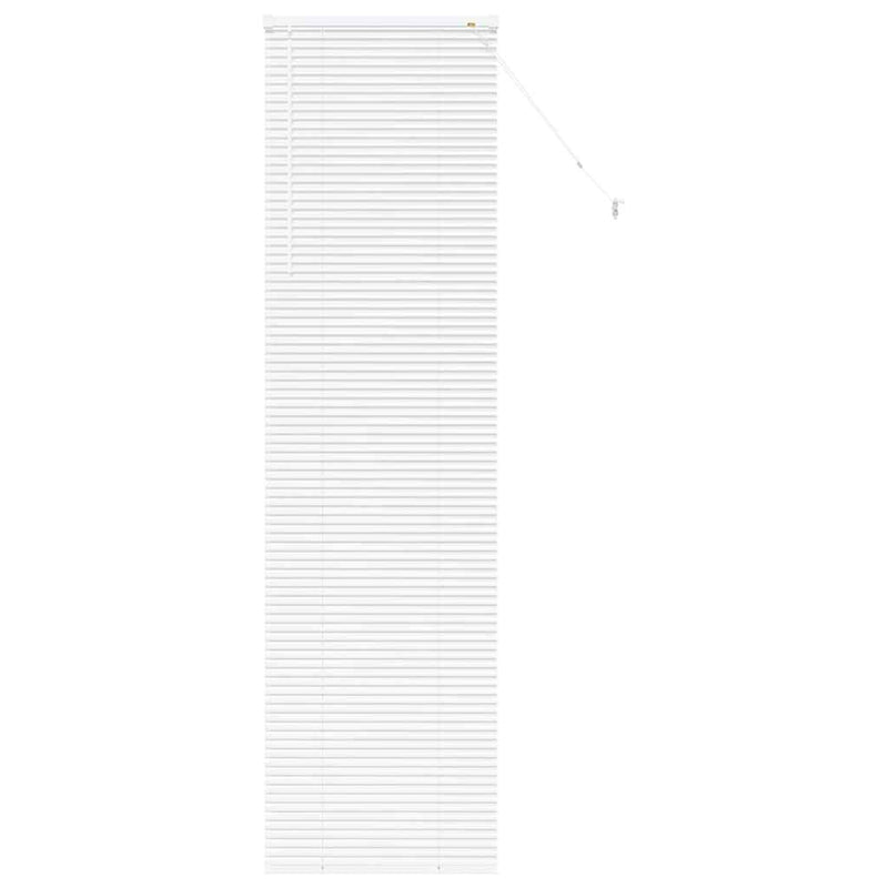 Afbeelding laden in galerijviewer, Vidaxl venetiaanse jaloezieën wit 220 x 55 cm aluminium
