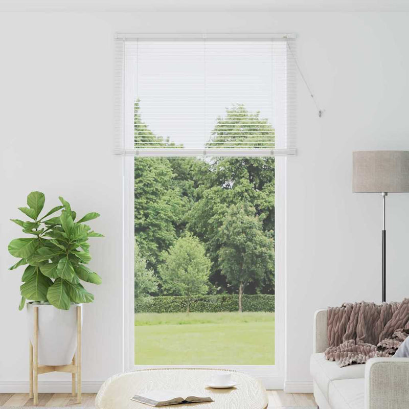 Afbeelding laden in galerijviewer, Vidaxl venetiaanse jaloezieën wit 220 x 115 cm aluminium
