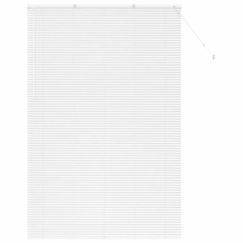 Afbeelding laden in galerijviewer, Vidaxl venetiaanse jaloezie wit 220x150cm 25 mm aluminium
