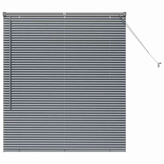 Vidaxl venetiaanse jaloezieën donkergrijs 130 x 115 cm aluminium
