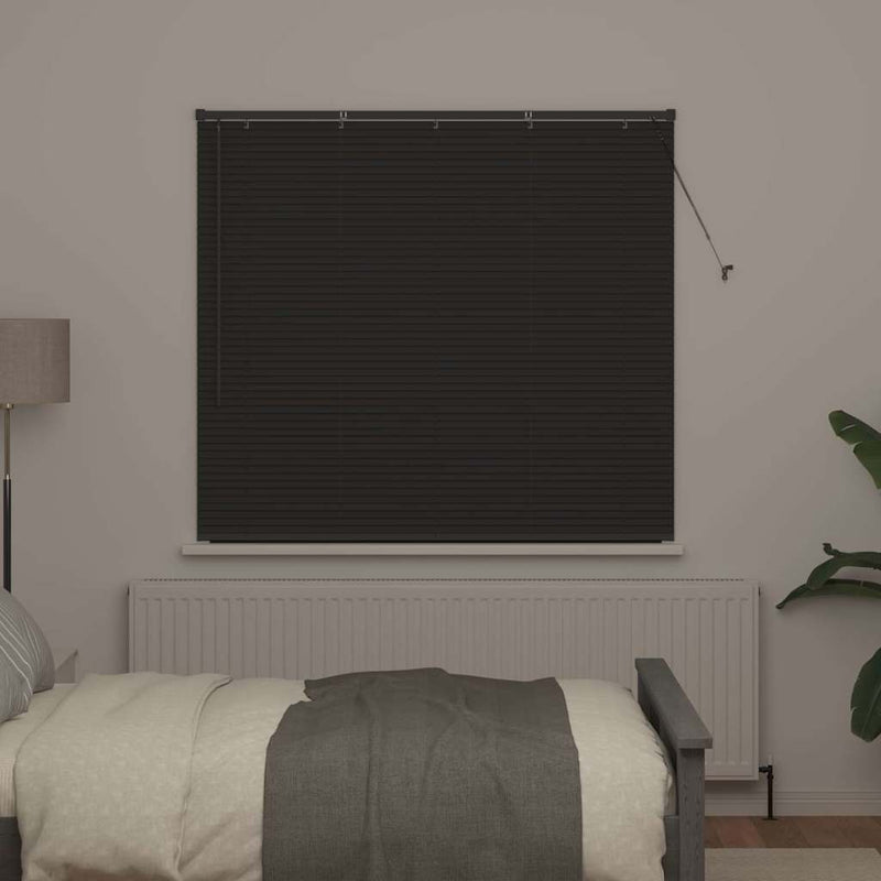 Afbeelding laden in galerijviewer, Vidaxl venetiaanse jaloezieën donkergrijs 130 x 145 cm aluminium
