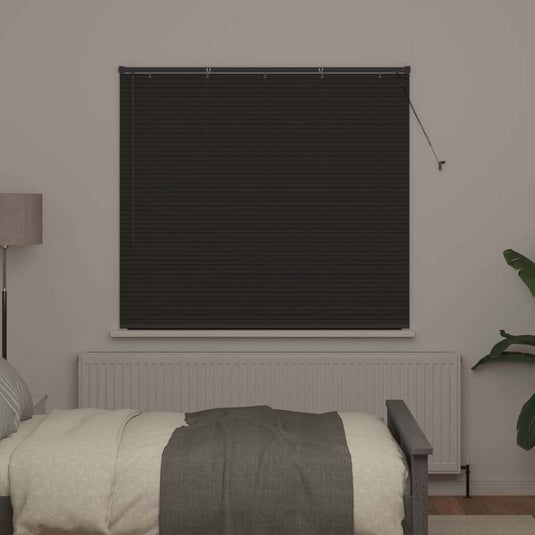 Vidaxl venetiaanse jaloezieën donkergrijs 130 x 145 cm aluminium