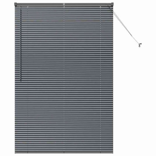 Vidaxl venetiaanse jaloezieën donkergrijs 175 x 115 cm aluminium