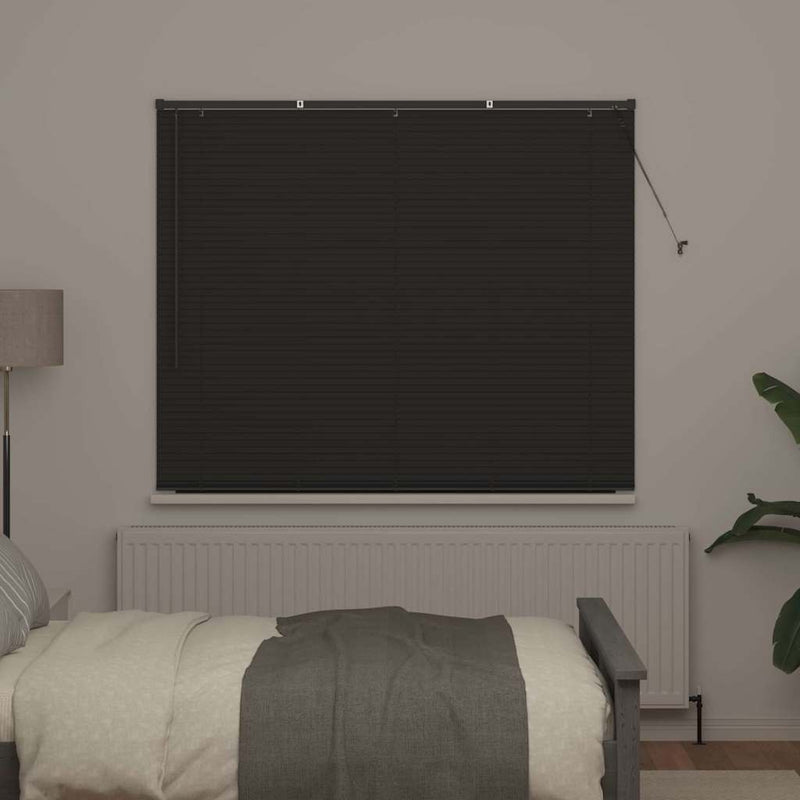 Afbeelding laden in galerijviewer, Vidaxl venetiaanse jaloezieën donkergrijs 175 x 160 cm aluminium
