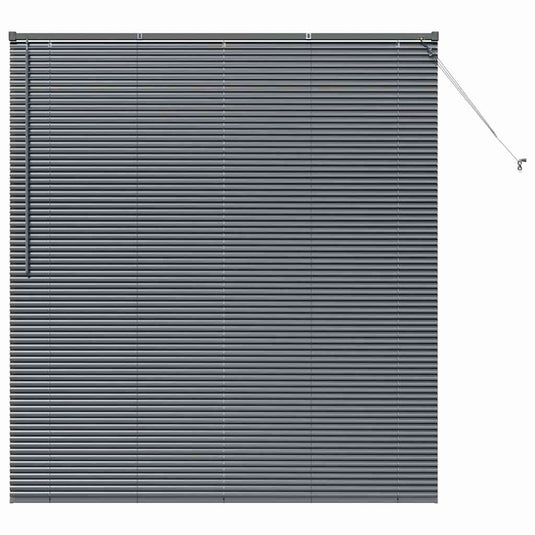 Vidaxl venetiaanse jaloezieën donkergrijs 175 x 160 cm aluminium