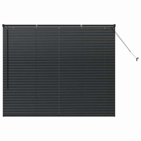 Vidaxl venetiaanse jaloezieën zwart 130 x 155 cm aluminium