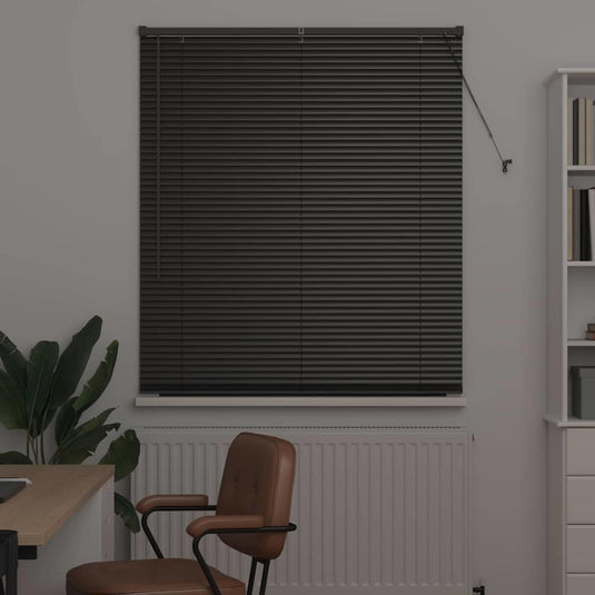 Vidaxl venetiaanse jaloezieën zwart 175 x 115 cm aluminium