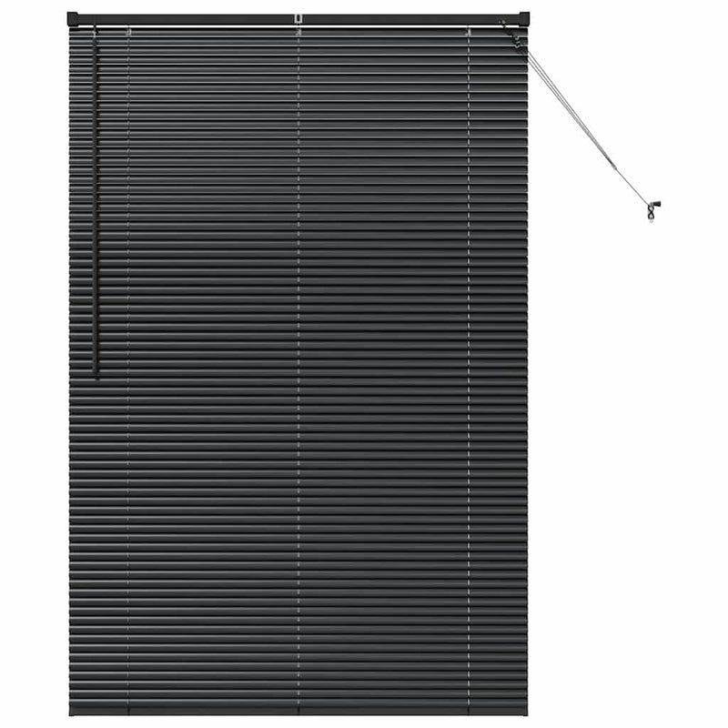 Afbeelding laden in galerijviewer, Vidaxl venetiaanse jaloezieën zwart 175 x 115 cm aluminium
