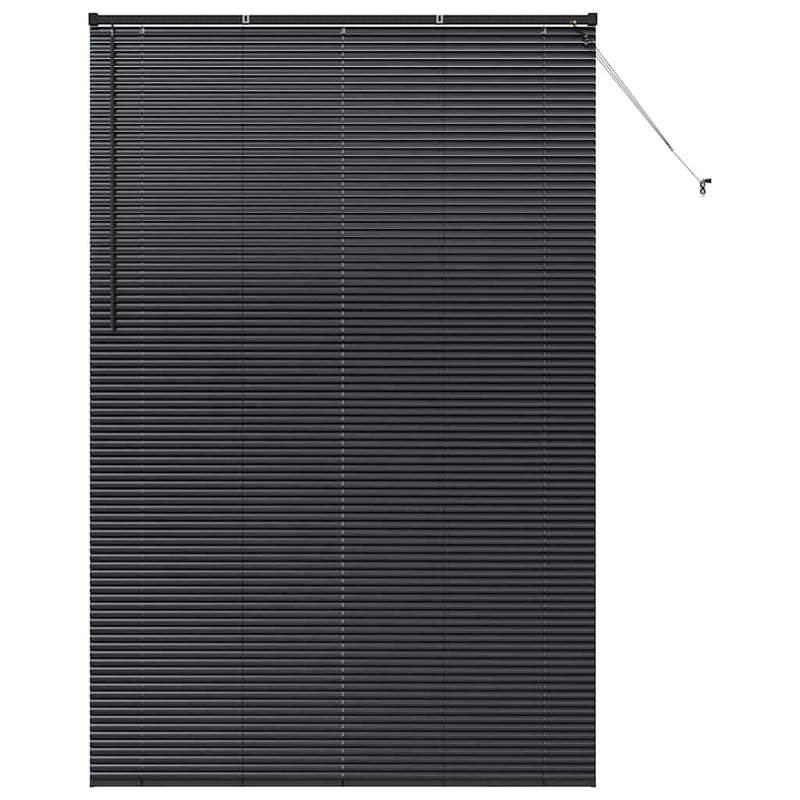 Afbeelding laden in galerijviewer, Vidaxl venetiaanse jaloezieën zwart 220 x 145 cm aluminium
