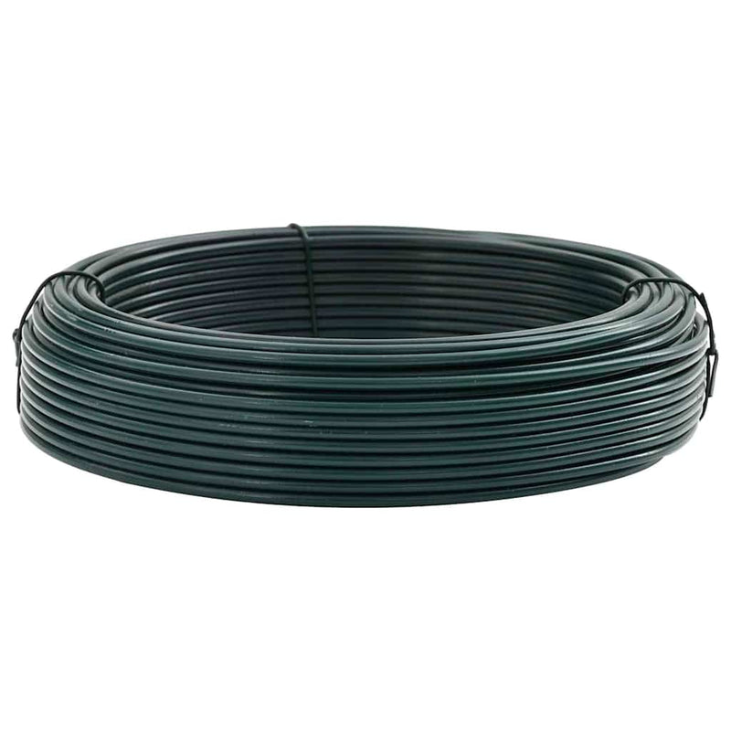 Afbeelding laden in galerijviewer, Vidaxl hek binddraad groen 25 m pvc
