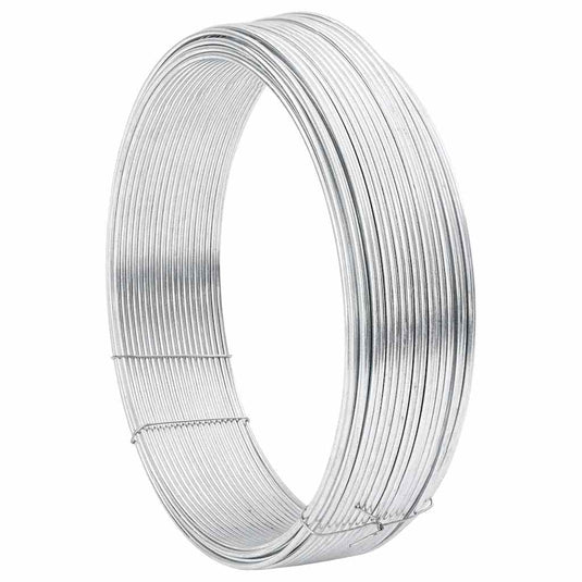 Vidaxl hek binddraad zilver 33 m warm verzinkte draad