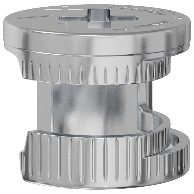 Afbeelding laden in galerijviewer, Vidaxl cam lock moeren 12 pcs zilver 12 x 10 mm staal
