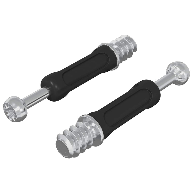 Afbeelding laden in galerijviewer, Vidaxl cam lock bout 2 pcs zilver en zwart m6 x 40 mm
