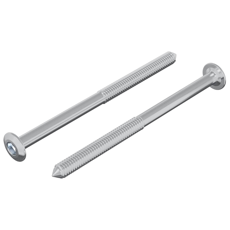 Afbeelding laden in galerijviewer, Vidaxl bout 2 pcs zilver m6 x 85 mm staal
