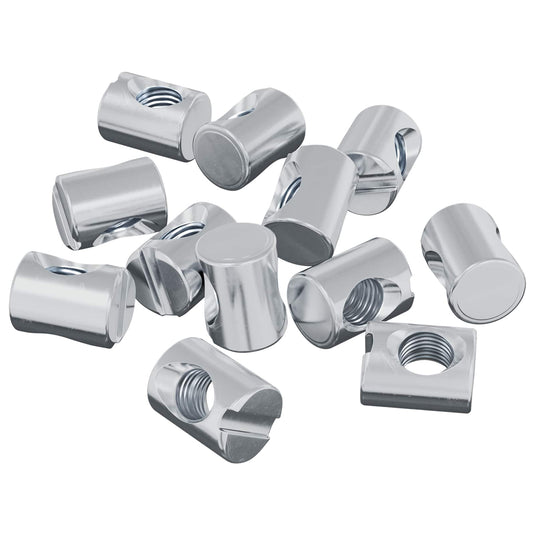 Vidaxl barrelmoeren 3462 pcs zilver m6 x 13 mm metaal
