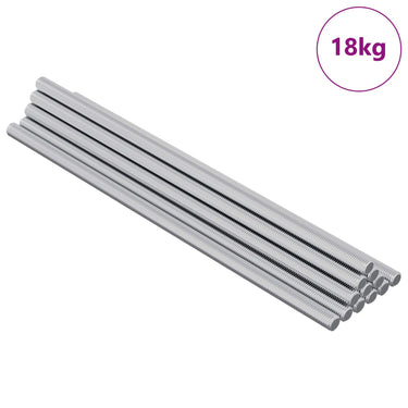 Vidaxl draadstaaf 600 pcs zilver staal