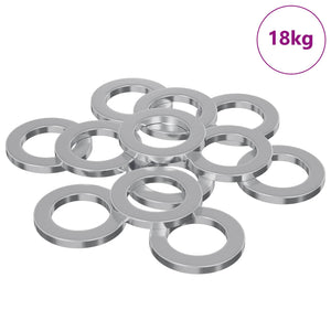 Vidaxl washers 50000 st zilver ijzer