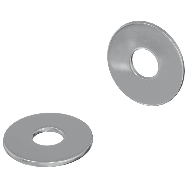 Afbeelding laden in galerijviewer, Vidaxl washers 2 pcs zilver 18 x 18 x 1,2 mm ijzer

