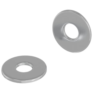 Vidaxl washers 2 st zilver 12 x 12 x 1,2 cm ijzer