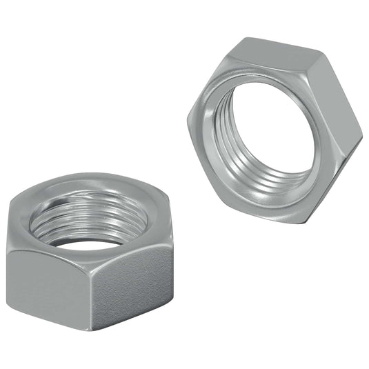 Vidaxl zeshoekige moeren 2 pcs zilver m6 staal