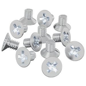 Vidaxl verzonken schroeven 32727 st zilver ijzer