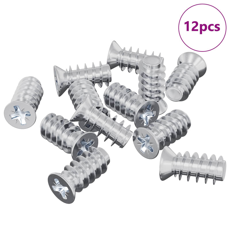 Afbeelding laden in galerijviewer, Vidaxl bout 12 st zilver m6 x 12 mm ijzer
