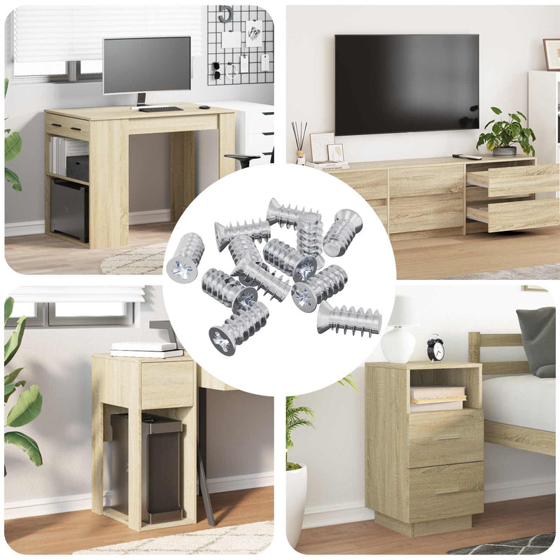 Afbeelding laden in galerijviewer, Vidaxl bout 10909 pcs zilver m6 x 12 mm ijzer
